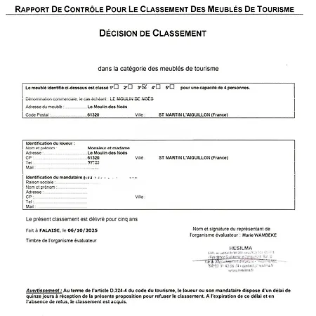 Le Moulin Des Noes 3 Etoiles *